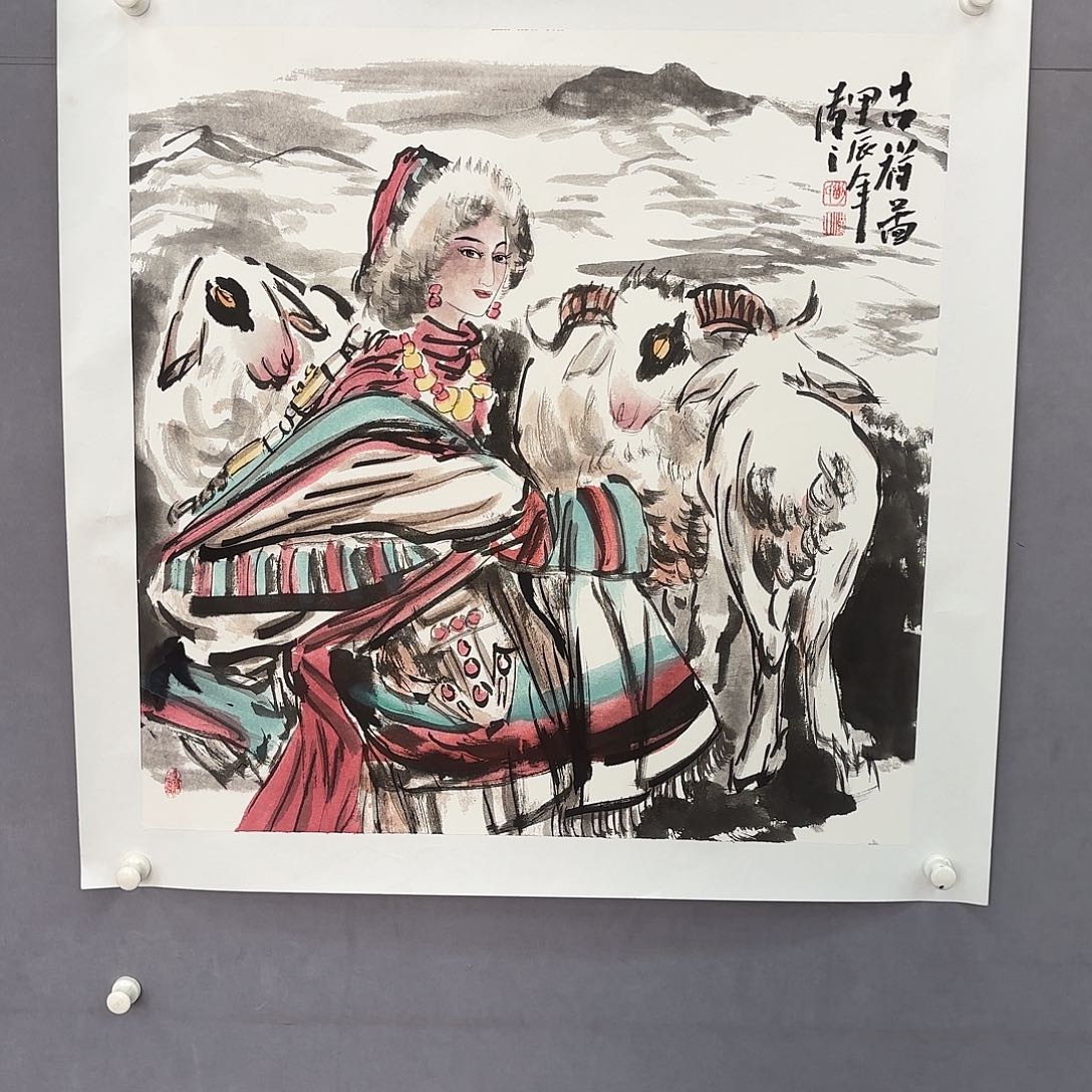 国画亲笔手绘原创