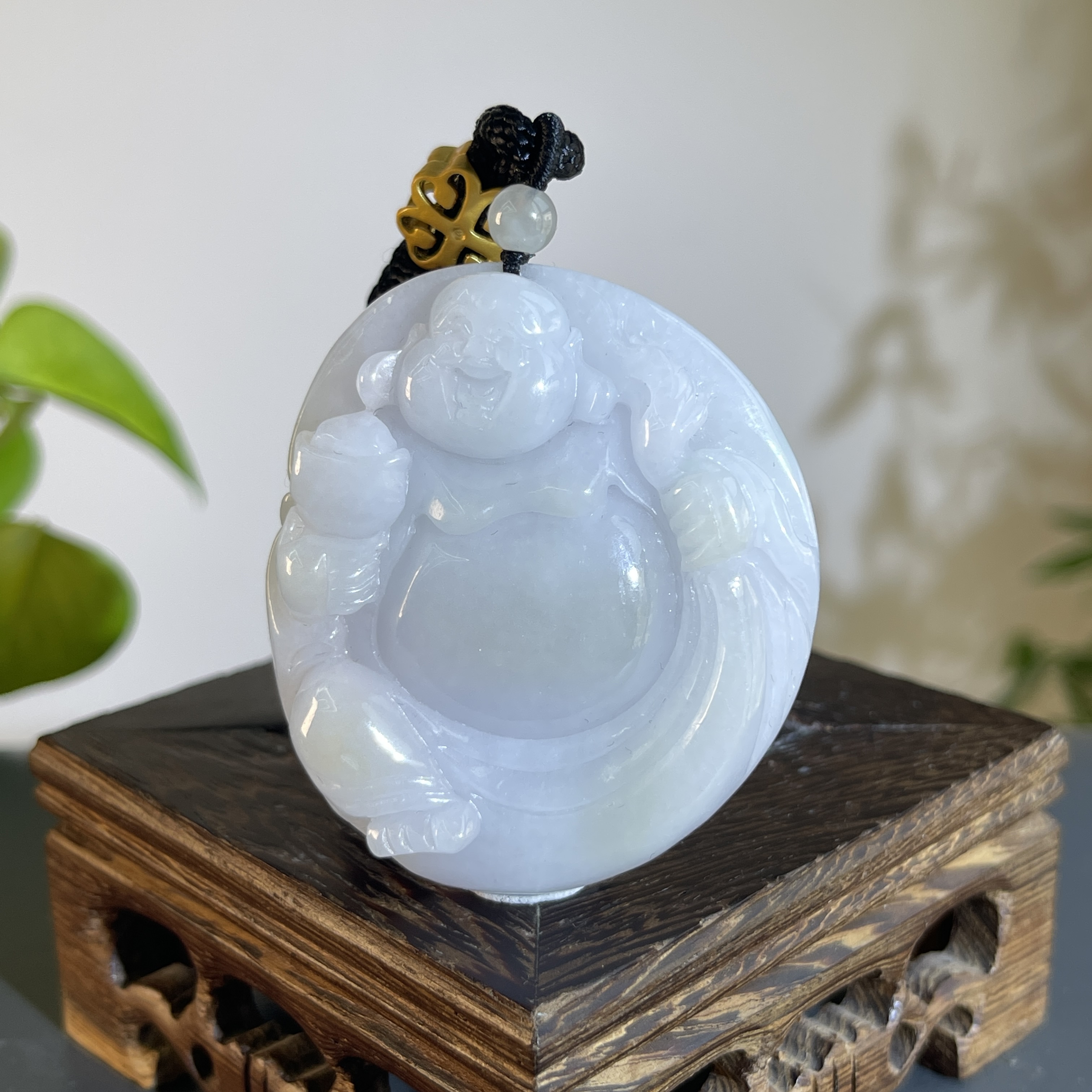 JTB15-165 天然缅甸翡翠A货 弥勒佛