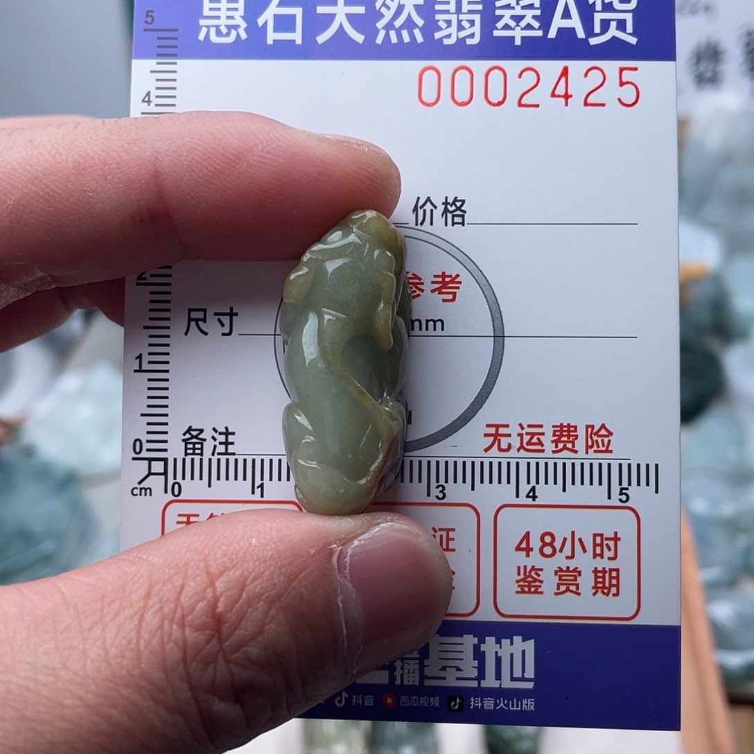 翡翠颈饰未镶嵌༺****天然a货翡翠活口