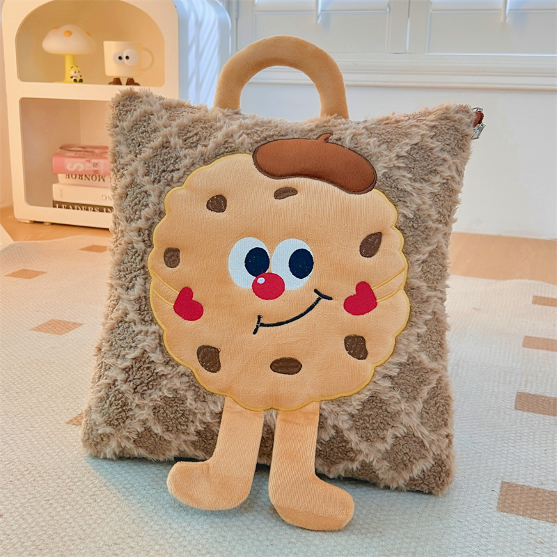 【小饼干】可爱被多功能二合一靠垫抱枕被子两用2025年新款爆款