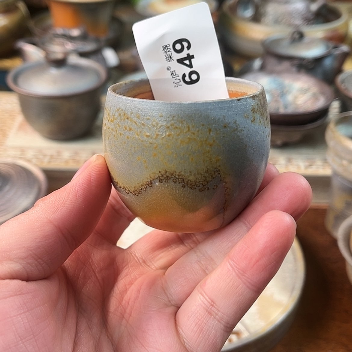 【闪购商品】沁庐柴窑古法柴烧手工茶具