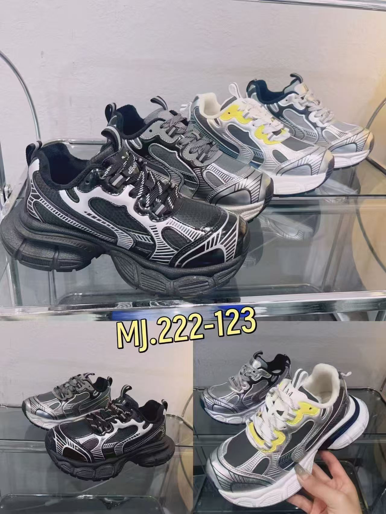 M222-123秋季防滑运动休闲鞋时尚休闲鞋百搭潮流跑鞋厚底女鞋