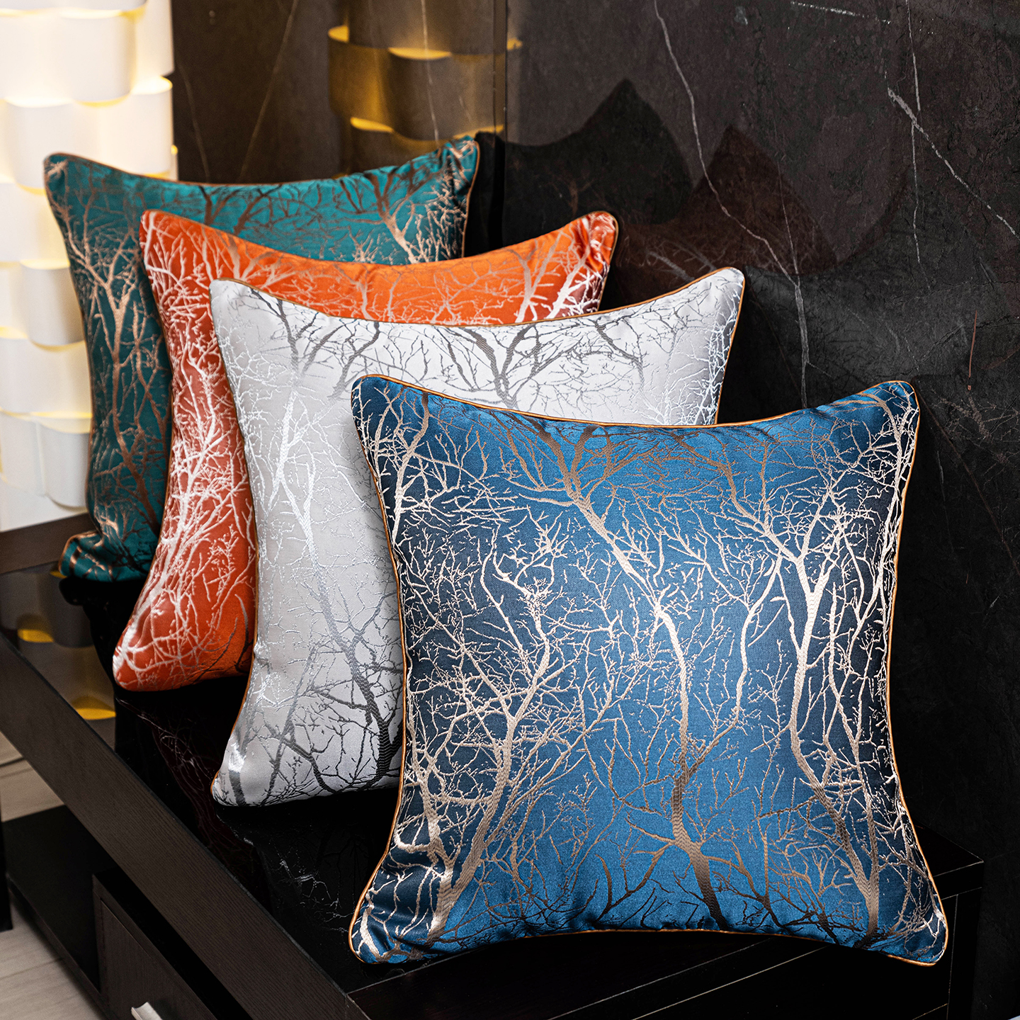 轻奢抱枕靠垫奢华飘窗样板间客厅卧室抱枕套北欧风格沙发高档夏季