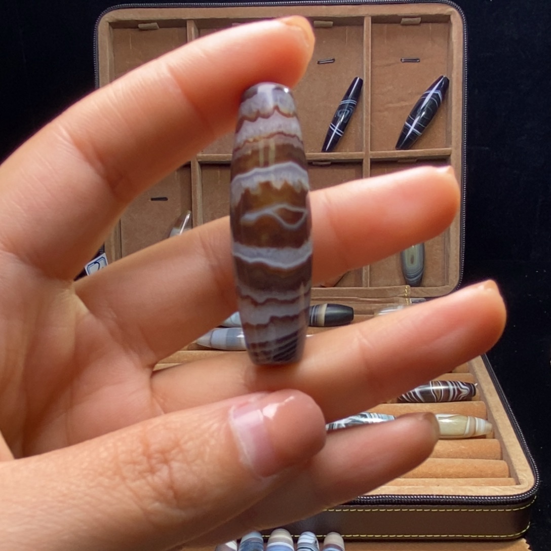 梵***道玛瑙/玉髓未镶嵌颈饰