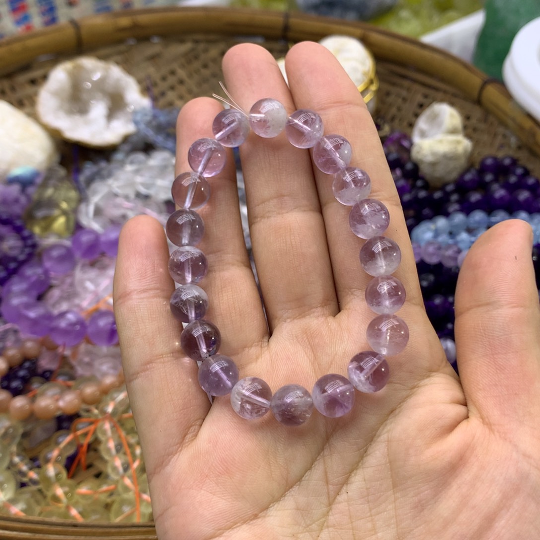 木***瑶未镶嵌水晶珠宝半成品天然