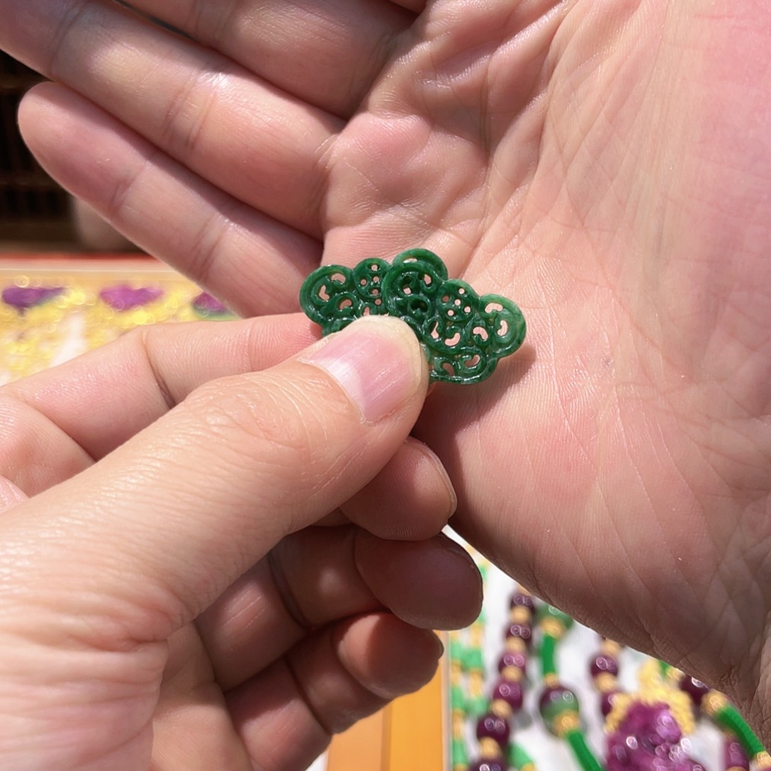 1***）锦纶非金属耳坠耳饰