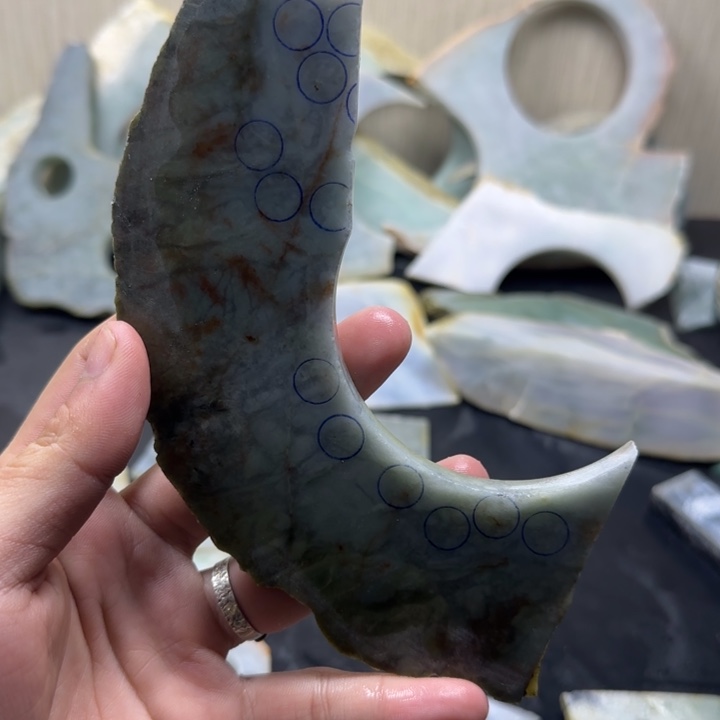 翡翠未镶嵌颈饰纯天然缅甸翡翠