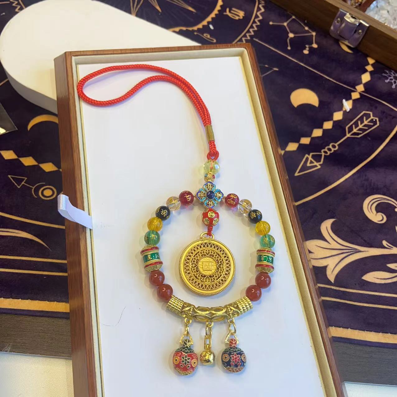 非金属硅胶吊坠 【雯雯】五福圆满手机挂件 W4-055 J1-312