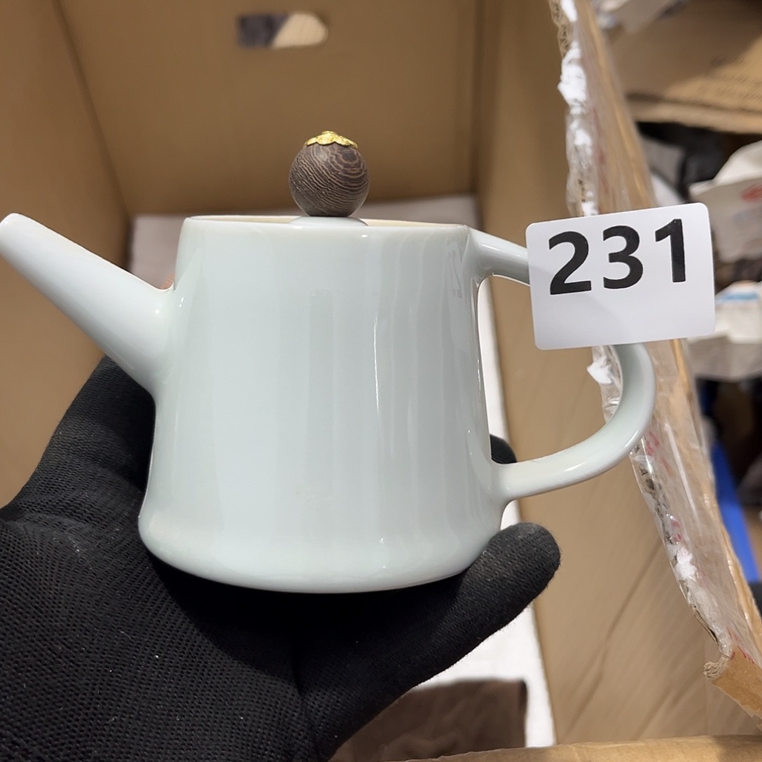 瓷片茶摆件工艺品摆件666