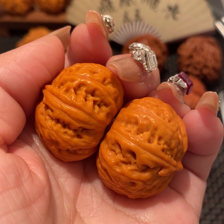 文玩核桃吊坠梧*夜粗筋南瓜503