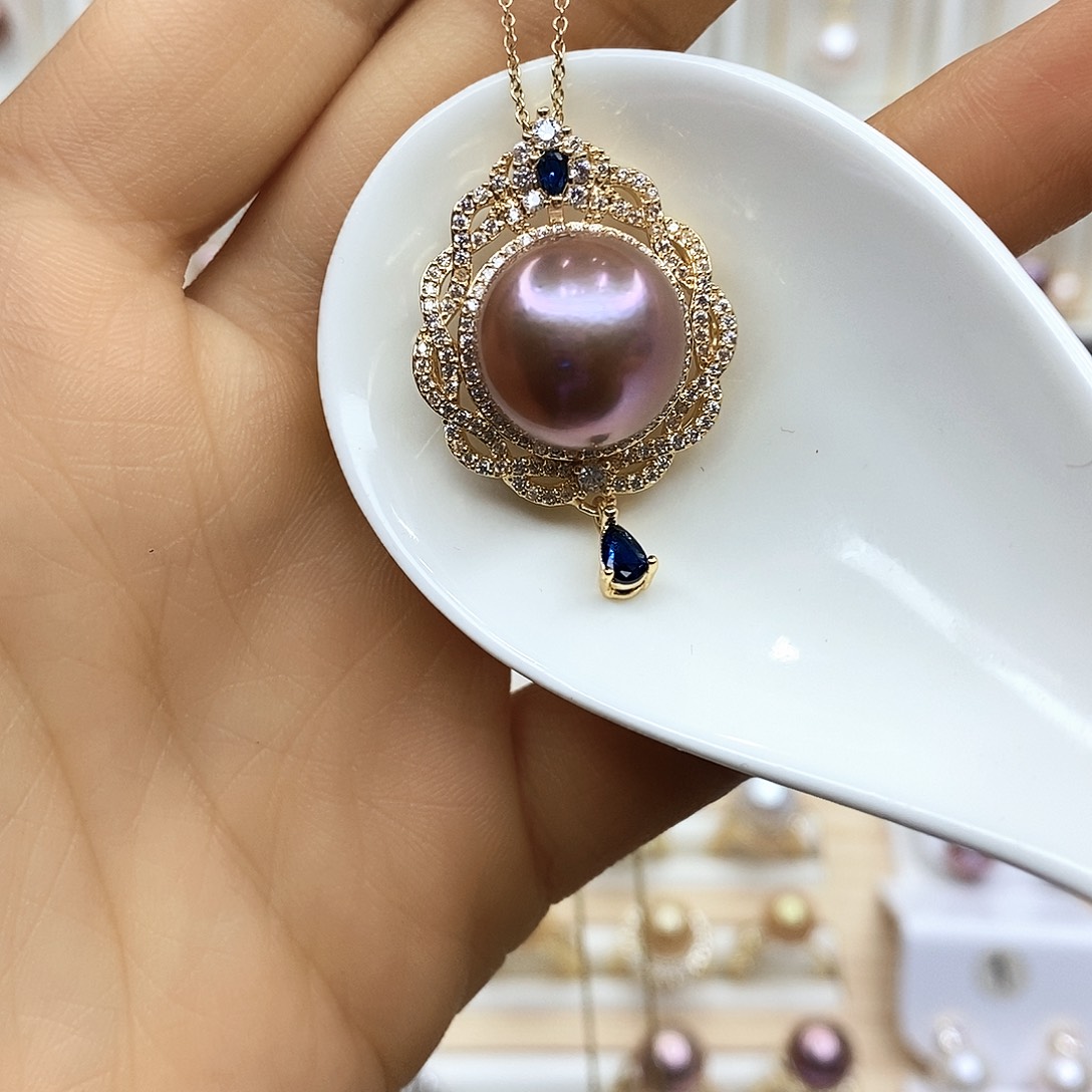 淡水珍珠颈饰合金