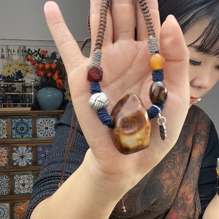 蜜蜡项链未镶嵌项链