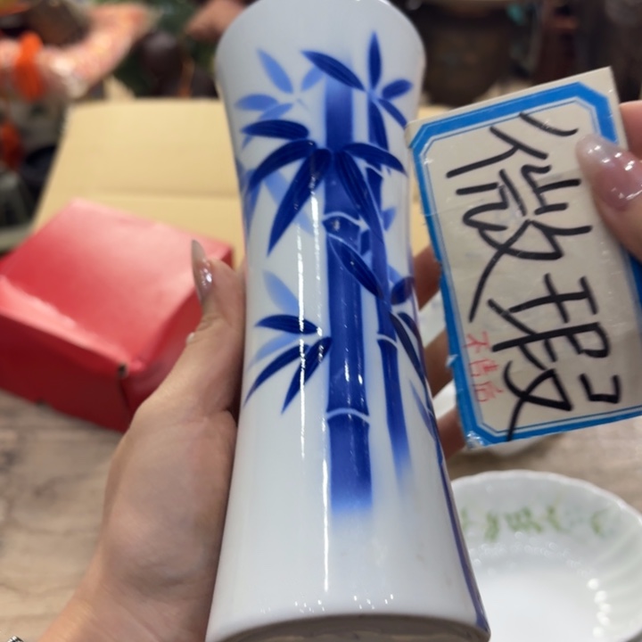 陶瓷古美术置物摆件