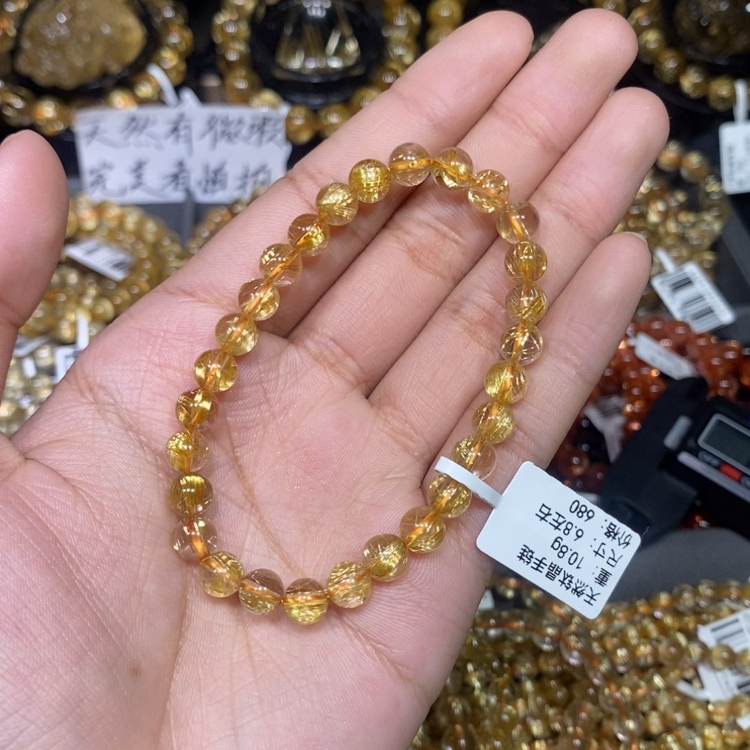 水晶手链未镶嵌麦**~琪