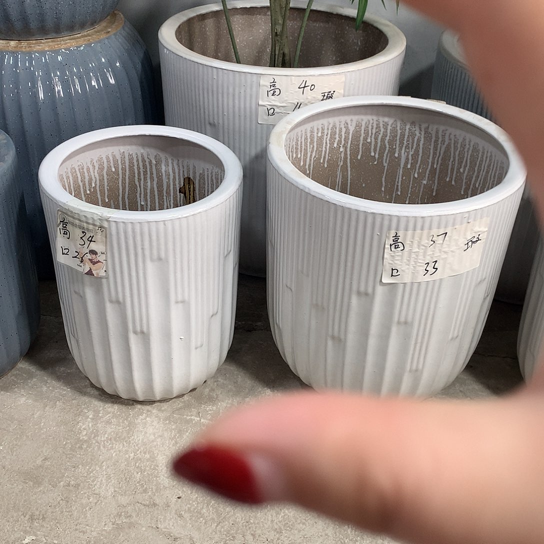 高温陶瓷花盆微瑕