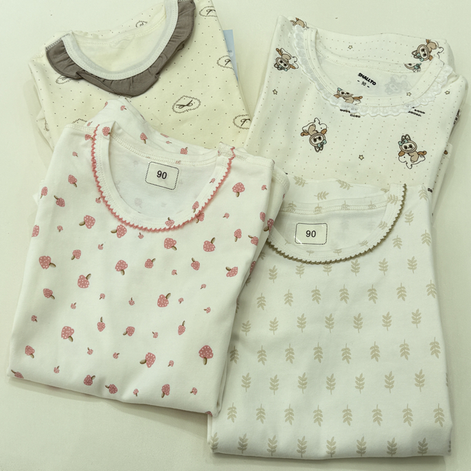 居家排湿吸汗卡通风家居服套装打底棉毛衫秋裤