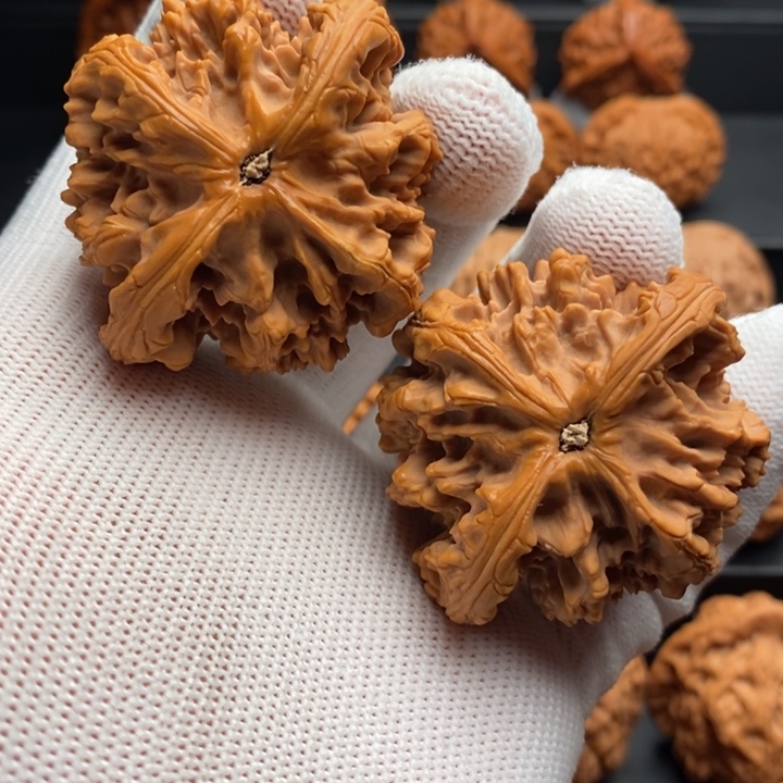 吊坠文玩核桃48玉华宫粗筋王