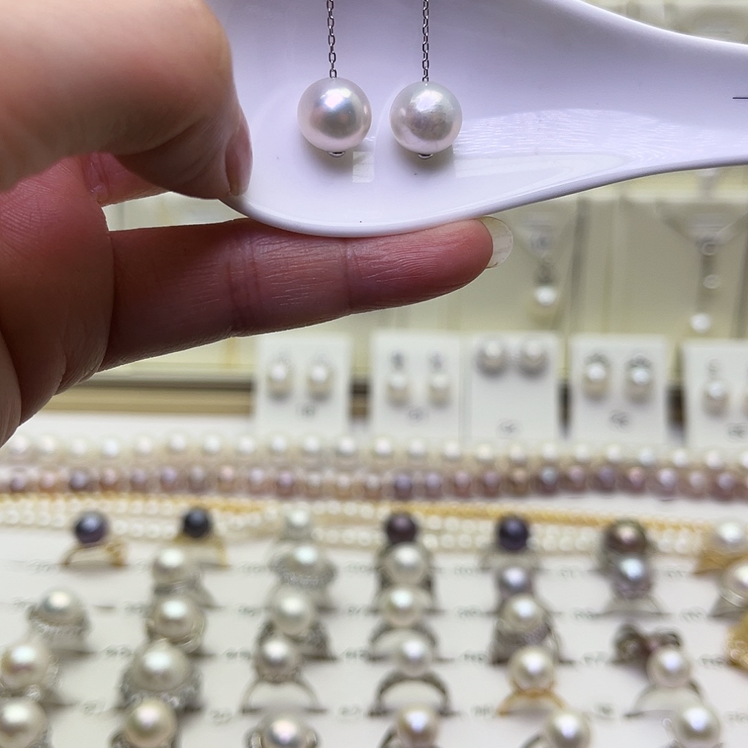 耳饰淡水珍珠合金