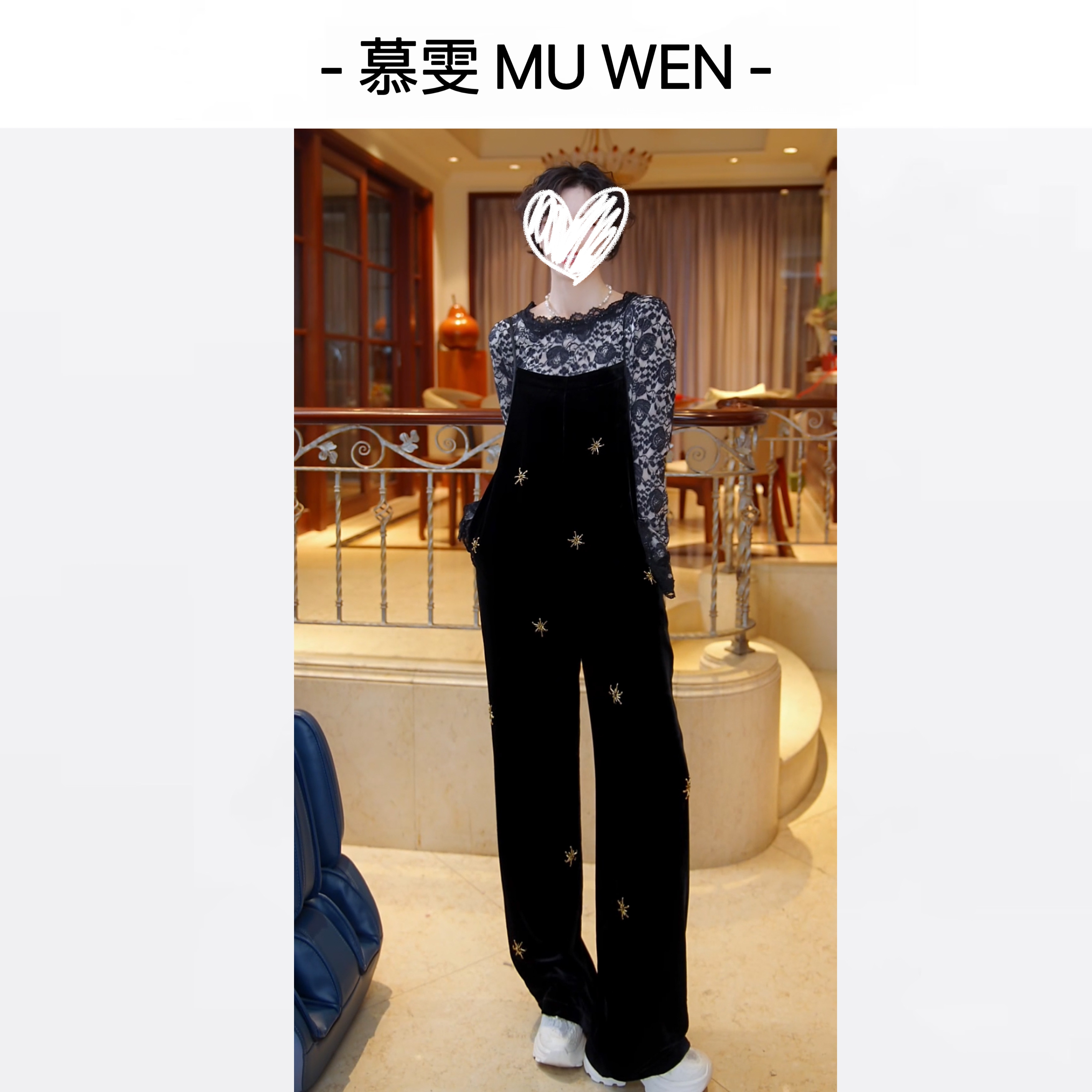 【行舟】新中式早秋国风手工钉珠显瘦可调节背带上衣251466840