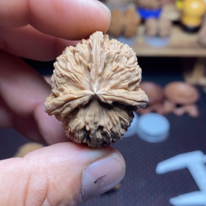 添***饭把件文玩核桃文玩
