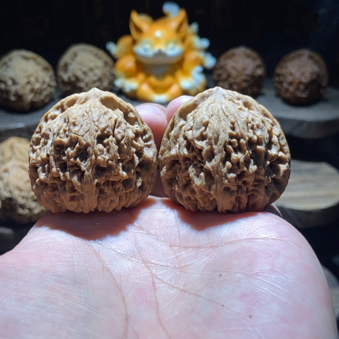 池***暝文玩核桃把件涿鹿南将石