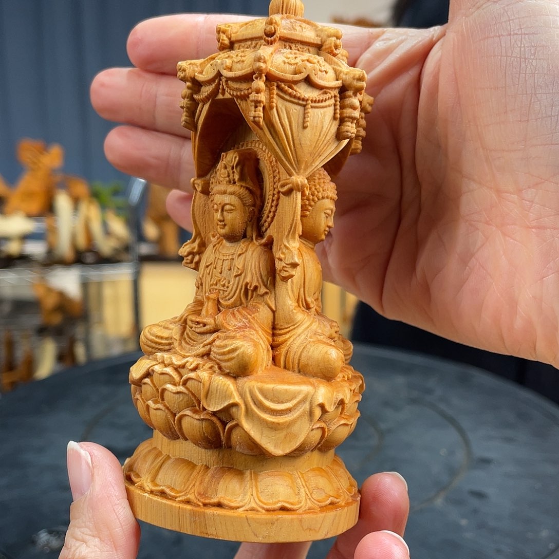 柏木（崖柏）手把件