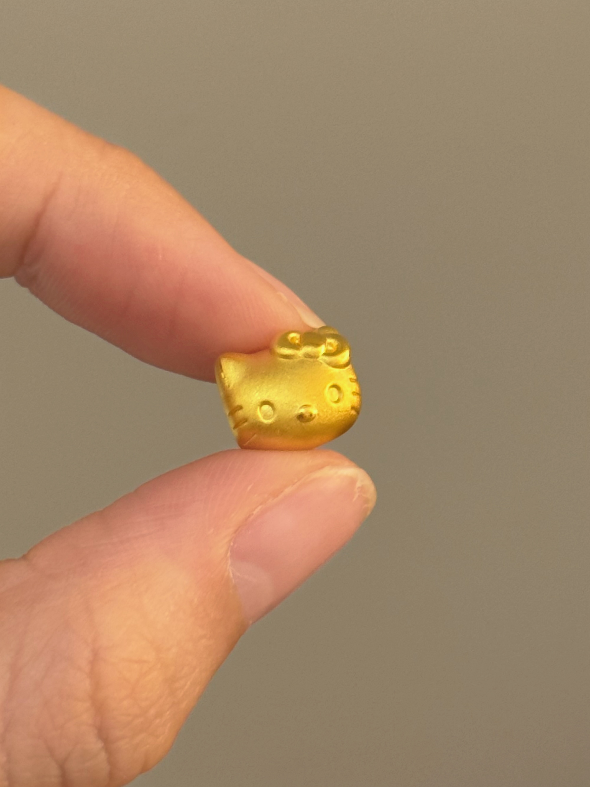 贝贝黄金 足金999 经典kt头 素金 转运珠 103