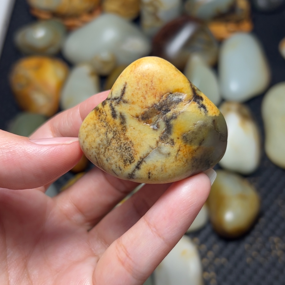 和田玉未镶嵌挂件27