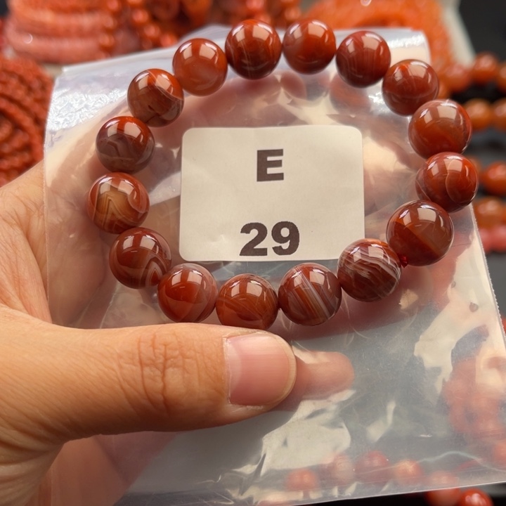 南红玛瑙未镶嵌多样性发货默认微瑕称重12mm