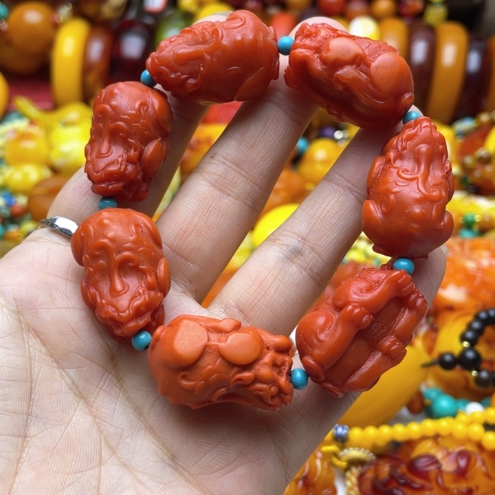 树脂制品29号貔貅手串