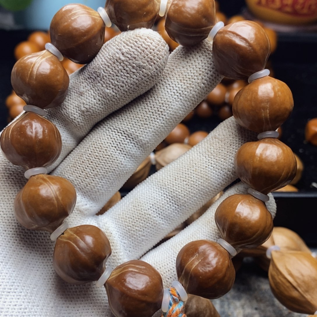 橄榄核手串/手链1.75尺寸铁核