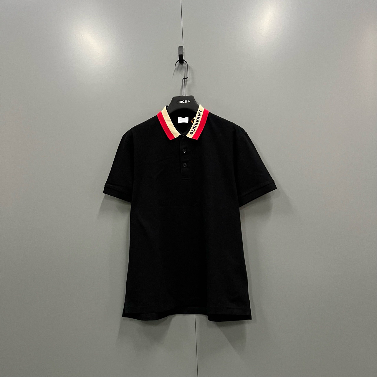 (ll) Burberry 巴宝莉 领口条纹字母polo衫 XL码/吊牌 mg400274