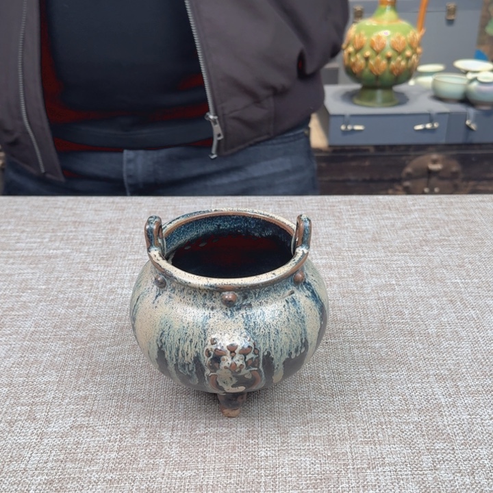 摆件陶瓷旧藏摆件