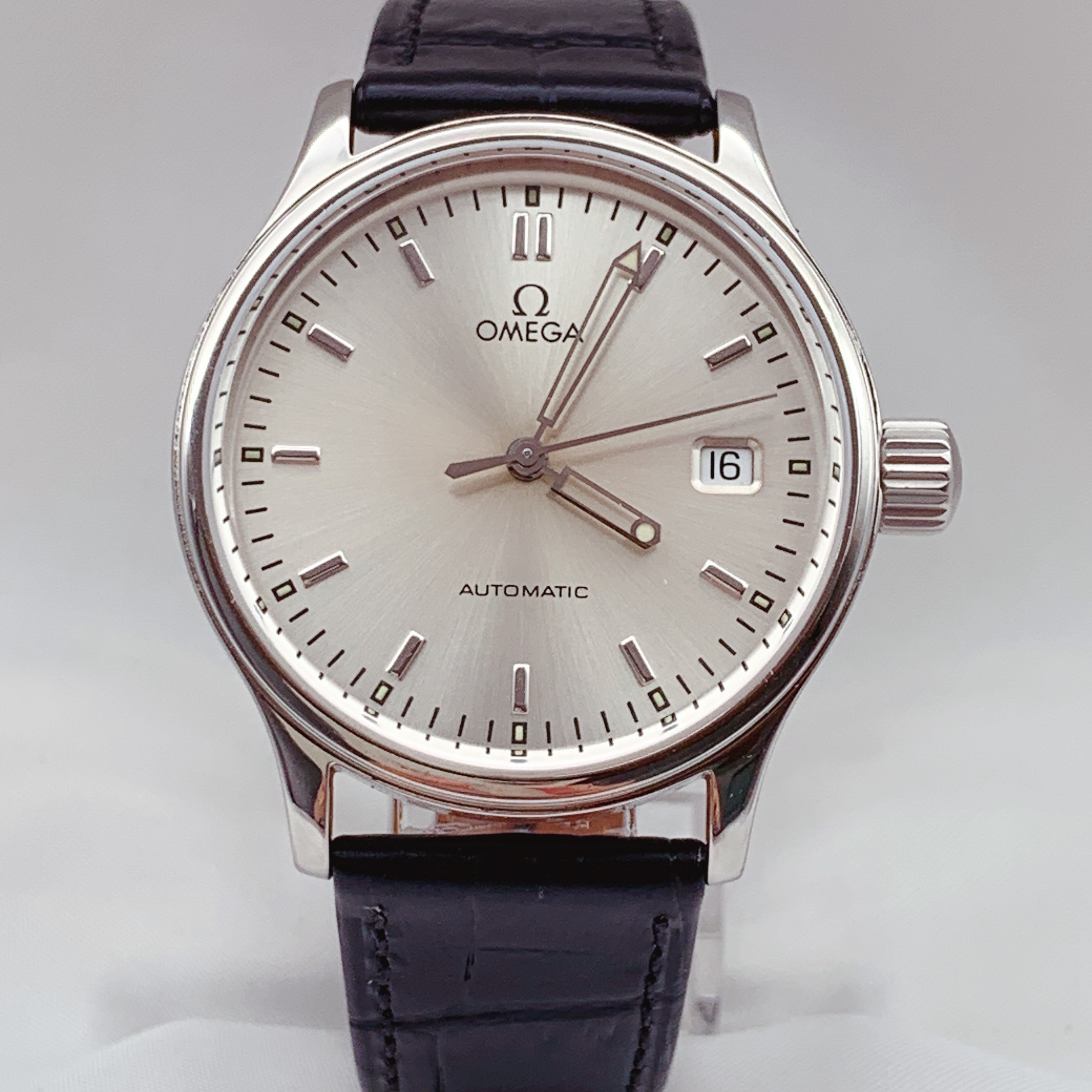 95新 Omega/欧米茄 铁霸系列/白盘/自动/男表36.5mm经典名表