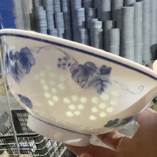 摆件陶景德镇高温玲珑陶瓷