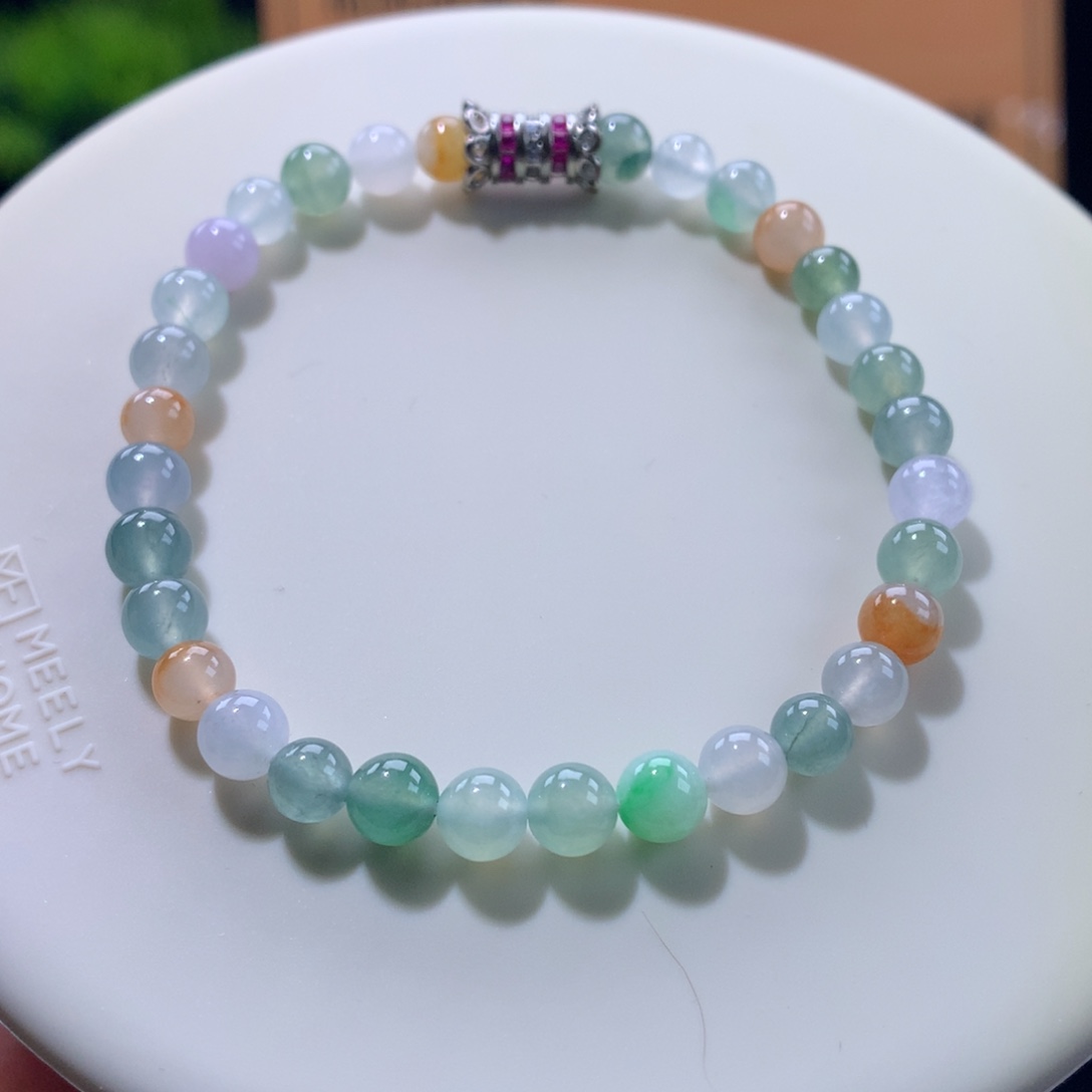 翡翠未镶嵌手链卡6