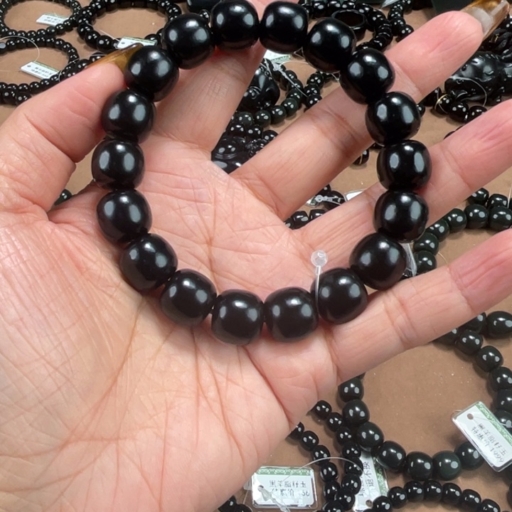 和田玉未镶嵌手链13柔光