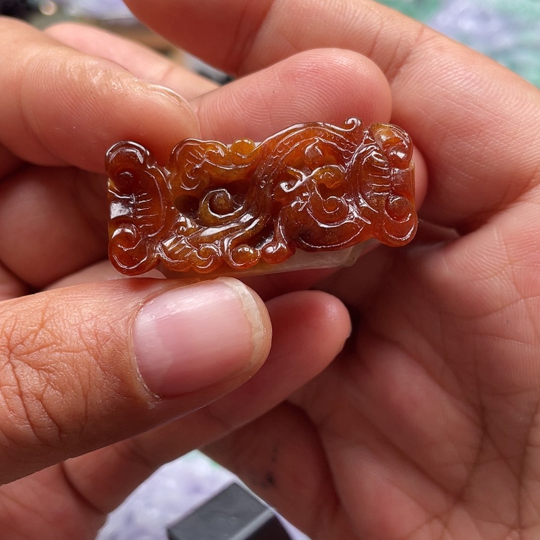 颈饰未镶嵌翡翠翡玉缘翡翠