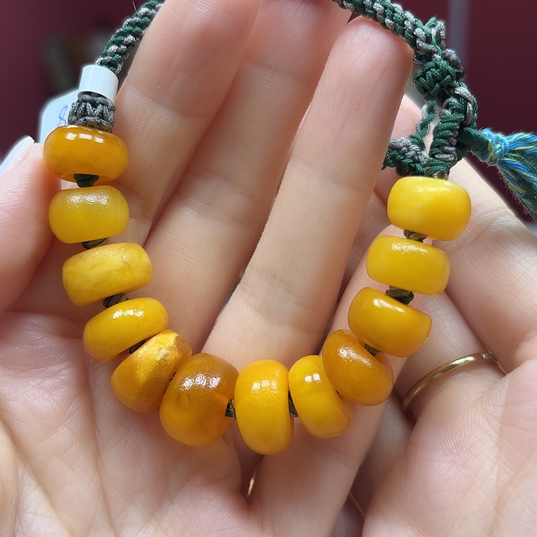 未镶嵌蜜蜡手链手链