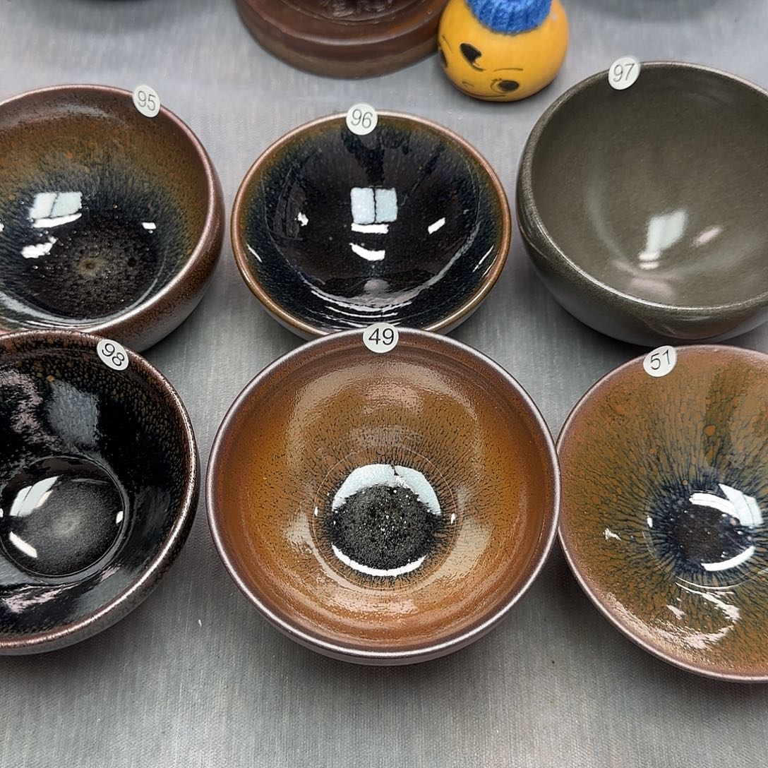 非***周茶盏印春堂柴烧建盏