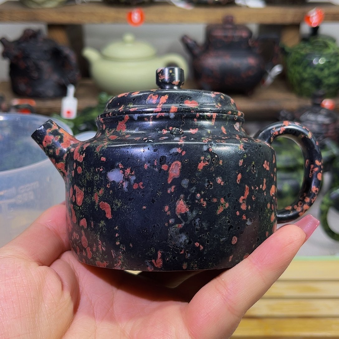 觉*梅花玉德中壶微微瑕