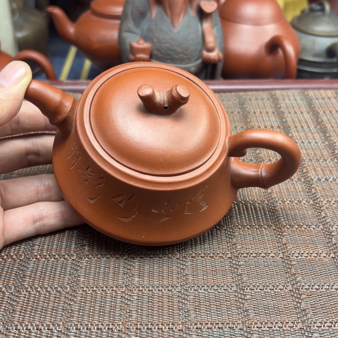 茶壶紫砂宜兴原矿紫砂壶300毫升容量