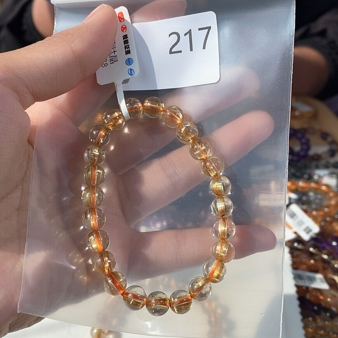 水晶手链未镶嵌金发晶多样性发一