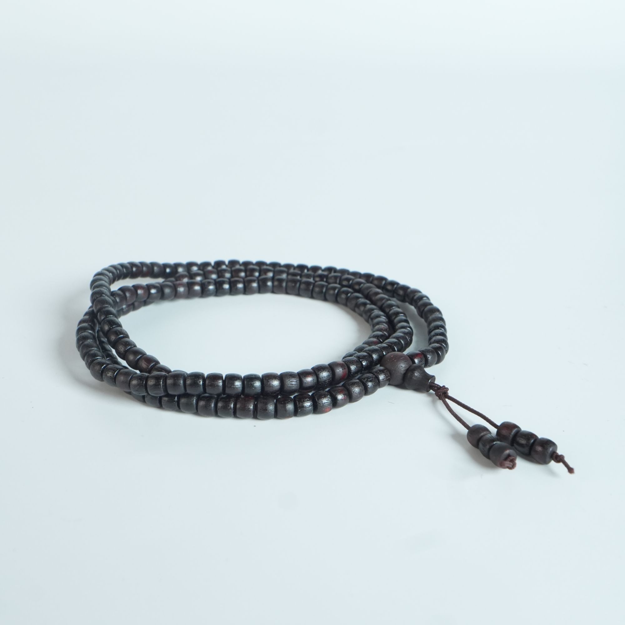 DY-C943 海南降真香满油沉水桶珠念珠 0.4x0.5cm 12.7g