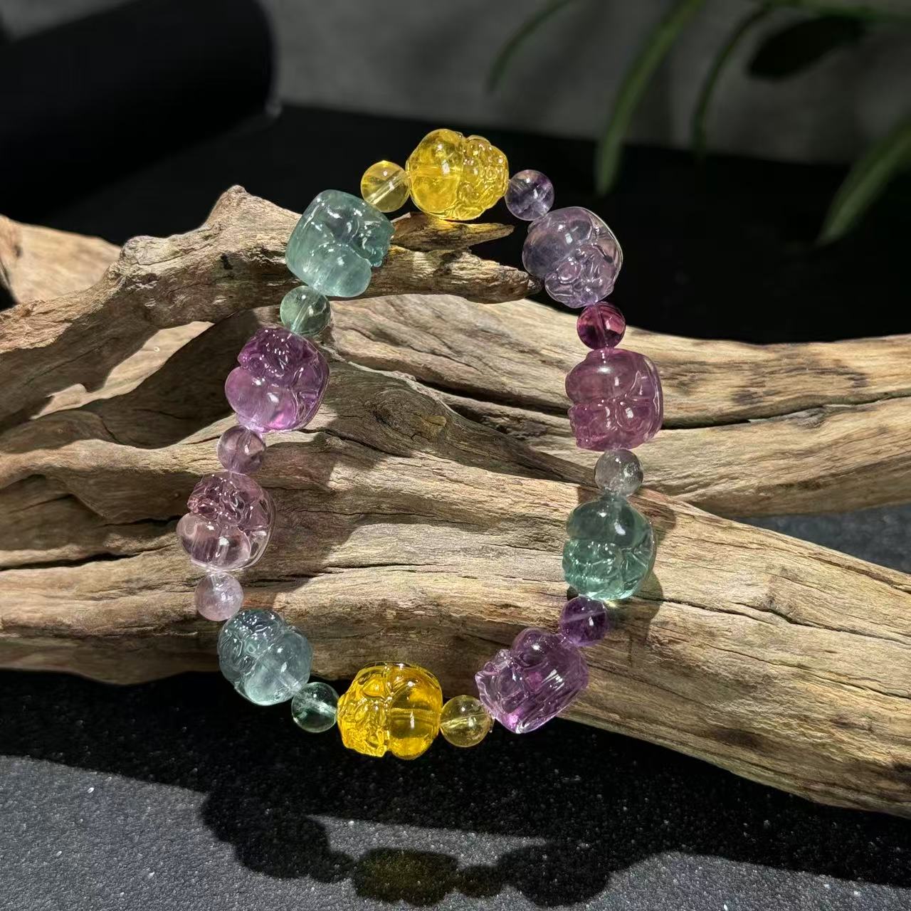 彩萤石单圈 D050707——多样性发其一