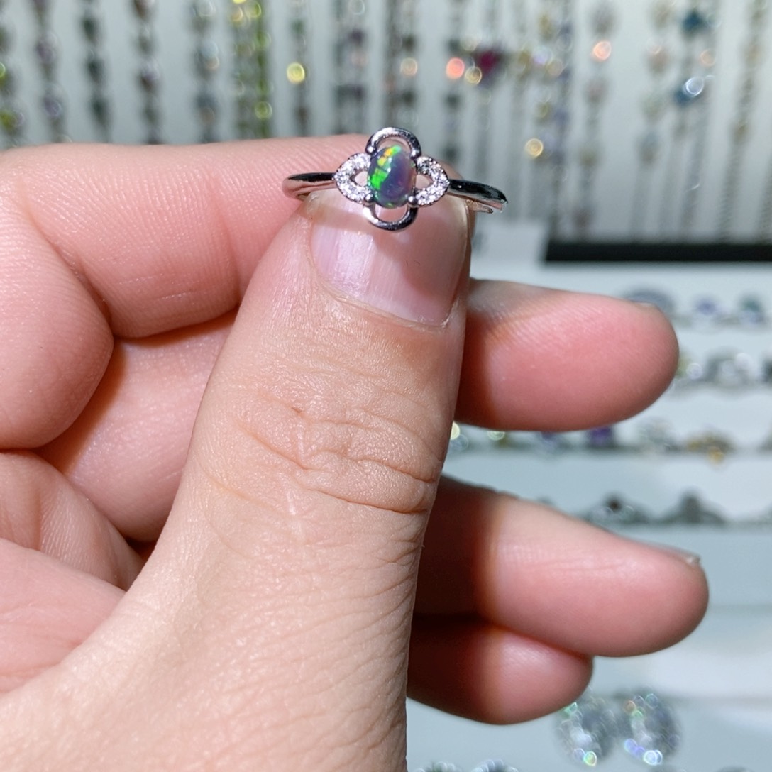 紫晶珠宝半成品银S925镶嵌