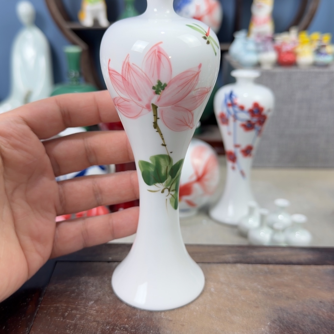 陶瓷手工小花器摆件