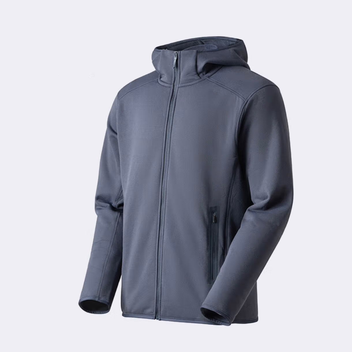 长袖原色保暖户外休闲男运动夹克透气防水软壳衣23236