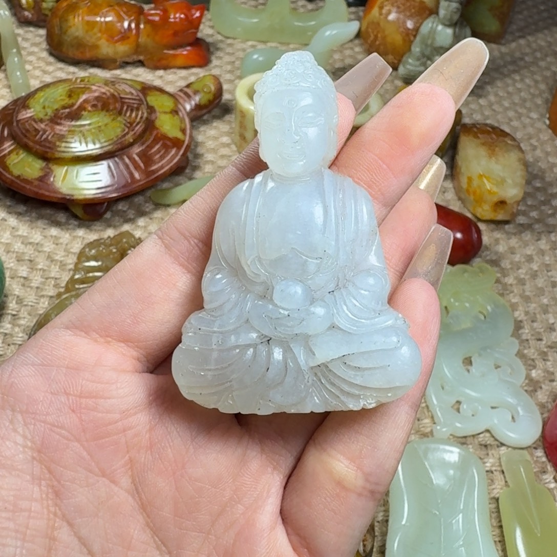 吊坠白玉菩提挂件