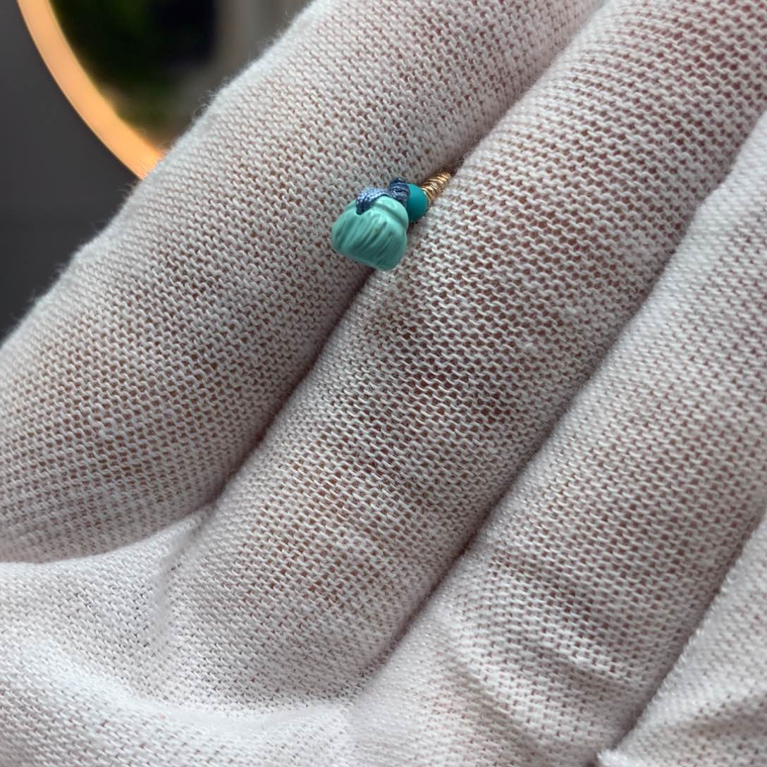 绿松石挂件未镶嵌